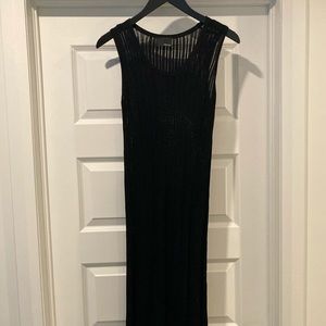 Greylin black bodycon midi dress